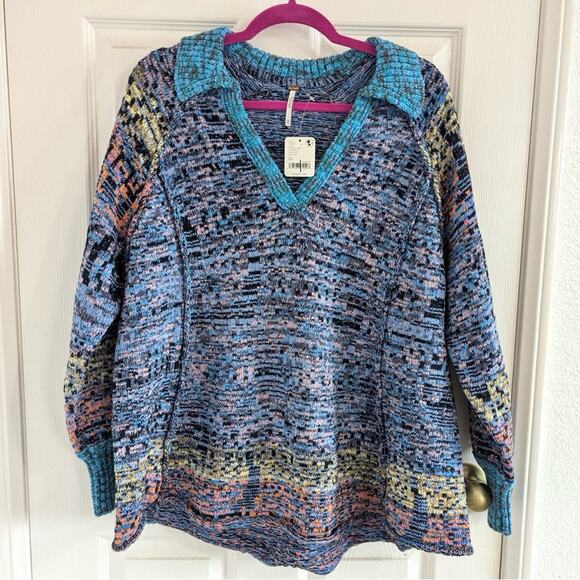 FINAL PRICE NWT NEW Free People Seasons of Sun Mini Knit Sweater Dress - Picture 4 of 9